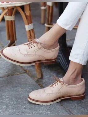 Samuel Hubbard Pink Oxfords Winged Traveler 8